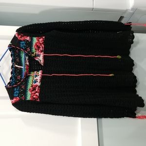 Free People open weave sweater